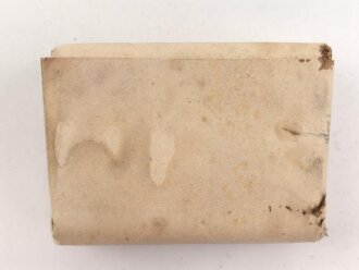 "Zaza" Händereinigungsmittel, Originalverpackt, Maße etwa 4,5 x 6 x 2,5cm, RIF Genehmigung erteilt 1942 " RIF = Reichsstelle für Industrielle Fette und Waschmittel"