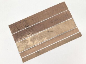 Reichsnährstand , Fünf Pappetiketten für Obstkonserven