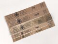 Reichsnährstand , Fünf Pappetiketten für Obstkonserven