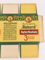 Verpackung " Schram´s Rekord Haferflocken " Maße 19 x 24,5cm, ungebrauchtes Firmenmuster