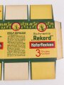 Verpackung " Schram´s Rekord Haferflocken " Maße 19 x 24,5cm, ungebrauchtes Firmenmuster