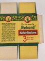 Verpackung " Schram´s Rekord Haferflocken " Maße 19 x 24,5cm, ungebrauchtes Firmenmuster