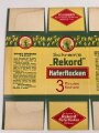 Verpackung " Schram´s Rekord Haferflocken " Maße 19 x 24,5cm, ungebrauchtes Firmenmuster