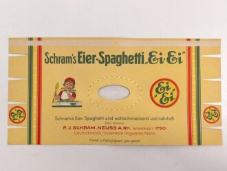 Verpackung " Schram´s Eier-Spaghetti"...