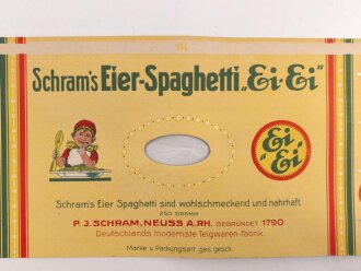 Verpackung " Schram´s Eier-Spaghetti"...