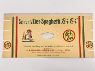 Verpackung " Schram´s Eier-Spaghetti"...