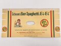Verpackung " Schram´s Eier-Spaghetti" Maße 15 x 29 cm, ungebrauchtes Firmenmuster