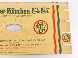 Verpackung " Schram´s Eier-Röhrchen"...