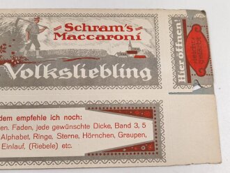 Verpackung " Schram´s Maccaroni "...
