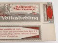 Verpackung " Schram´s Maccaroni " Maße 14 x 31cm, ungebrauchtes Firmenmuster