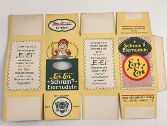 Verpackung " Schram´s Eiernudeln "...