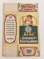 Verpackung " Schram´s Eiernudeln " Maße 12,5 x 19cm, ungebrauchtes Firmenmuster
