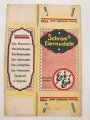 Verpackung " Schram´s Eiernudeln " Maße 12,5 x 19cm, ungebrauchtes Firmenmuster