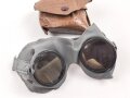 Allgemeine Schutzbrille Wehrmacht in Hülle aus Ersatzmaterial. Umbral Gläser ( getönt)