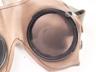 Allgemeine Schutzbrille Wehrmacht in Hülle aus Ersatzmaterial. Umbral Gläser ( getönt)