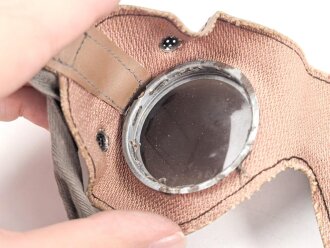 Allgemeine Schutzbrille Wehrmacht in Hülle aus Ersatzmaterial. Umbral Gläser ( getönt)