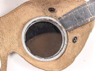 Allgemeine Schutzbrille Wehrmacht. Umbral Gläser ( getönt), das Kopfband unvollständig