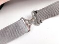 Getönte Brille mit Aluminiumrahmen, sieht man so immer wieder auf Fotos bei Angehörigen der Gebirgstruppe. Ungetragen, Gummiband ohne Funktion