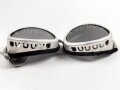 Getönte Brille mit Aluminiumrahmen, sieht man so immer wieder auf Fotos bei Angehörigen der Gebirgstruppe. Ungetragen, Gummiband ohne Funktion