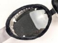 Getönte Brille mit Aluminiumrahmen, sieht man so immer wieder auf Fotos bei Angehörigen der Gebirgstruppe. Ungetragen, Gummiband ohne Funktion