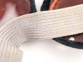 Getönte Brille mit Aluminiumrahmen, sieht man so immer wieder auf Fotos bei Angehörigen der Gebirgstruppe. Ungetragen, Gummiband ohne Funktion