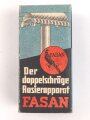 "FASAN" Rasierapparat aus weißer Preßmasse. Ungebraucht, in der originalen Umverpackung