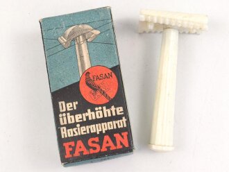"FASAN" Rasierapparat aus weißer...
