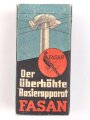 "FASAN" Rasierapparat aus weißer Preßmasse. Ungebraucht, in der originalen Umverpackung