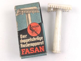 "FASAN" Rasierapparat aus weißer...