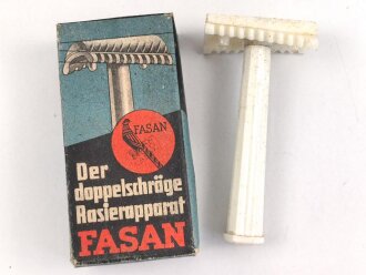 "FASAN" Rasierapparat aus weißer...
