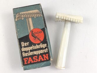 "FASAN" Rasierapparat aus weißer...