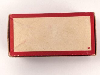 "Rogerit" Rasierapparat aus Metall. Ungebraucht, in der originalen Umverpackung, diese leicht zerdrückt
