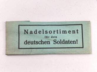 20 x Nadelsortiment für den deutschen Soldaten,...