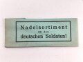 20 x Nadelsortiment für den deutschen Soldaten, originales Bündel. In der zugehörigen, originalen Umverpackung
