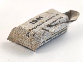 Verbandpäckchen kleines Modell datiert 1941 ,...