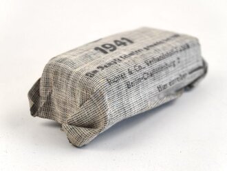 Verbandpäckchen kleines Modell datiert 1941 ,...