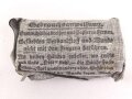 Verbandpäckchen kleines Modell datiert 1941 , gehört so unser anderem in Verbandkästen der Wehrmacht und des Luftschutz