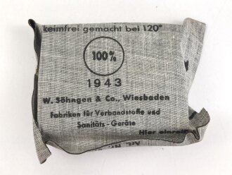 Verbandpäckchen kleines Modell datiert 1943 ,...