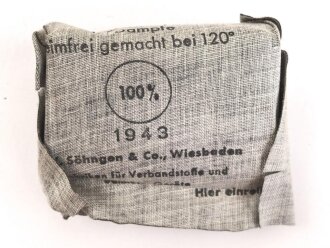 Verbandpäckchen kleines Modell datiert 1943 ,...