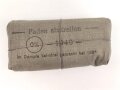 Verbandpäckchen großes Modell datiert 1940 , gehört so unser anderem in Verbandkästen der Wehrmacht und des Luftschutz