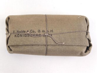 Verbandpäckchen großes Modell datiert 1940 , gehört so unter anderem in Verbandkästen der Wehrmacht und des Luftschutz