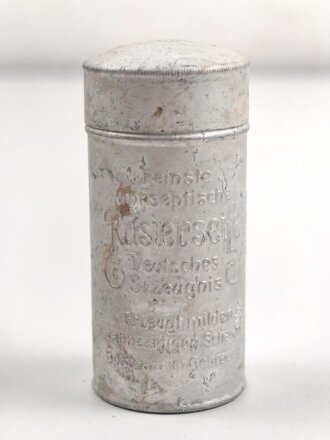 Rasierseifenbehälter Aluminium, ungebraucht aus...