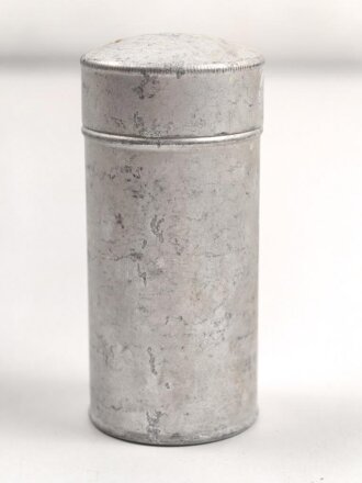 Rasierseifenbehälter Aluminium, ungebraucht aus...