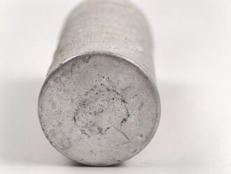 Rasierseifenbehälter Aluminium, ungebraucht aus altem Bestand, Höhe 8cm