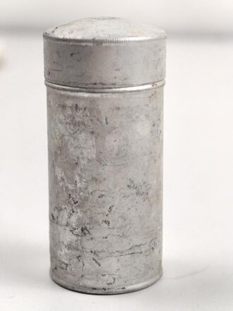 Rasierseifenbehälter Aluminium, ungebraucht aus...
