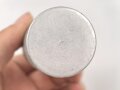 Rasierseifenbehälter Aluminium, ungebraucht aus altem Bestand, Höhe 8cm