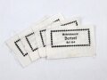 Reichsarbeitsdienst , Wäscheetikett für einen Arbeitsmann 8/164, ca. 4 x 6,5 cm, Textil, ungebraucht, sie erhalten ein( 1 ) Stück