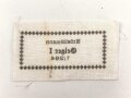 Reichsarbeitsdienst , Wäscheetikett für einen Arbeitsmann "Steiger 1/294", ca. 3,5 x 6 cm, Textil, ungebraucht, sie erhalten ein( 1 ) Stück