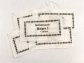 Reichsarbeitsdienst , Wäscheetikett für einen Arbeitsmann "Steiger 1/294", ca. 3,5 x 6 cm, Textil, ungebraucht, sie erhalten ein( 1 ) Stück