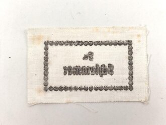 Wäscheetikett für einen Funker "Schlemmer...